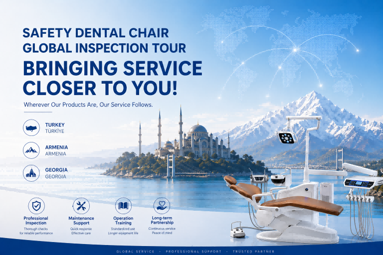 SAFETY Dental Chair Inspection Tour Across Eurasia Strengthens Global After-Sales Service